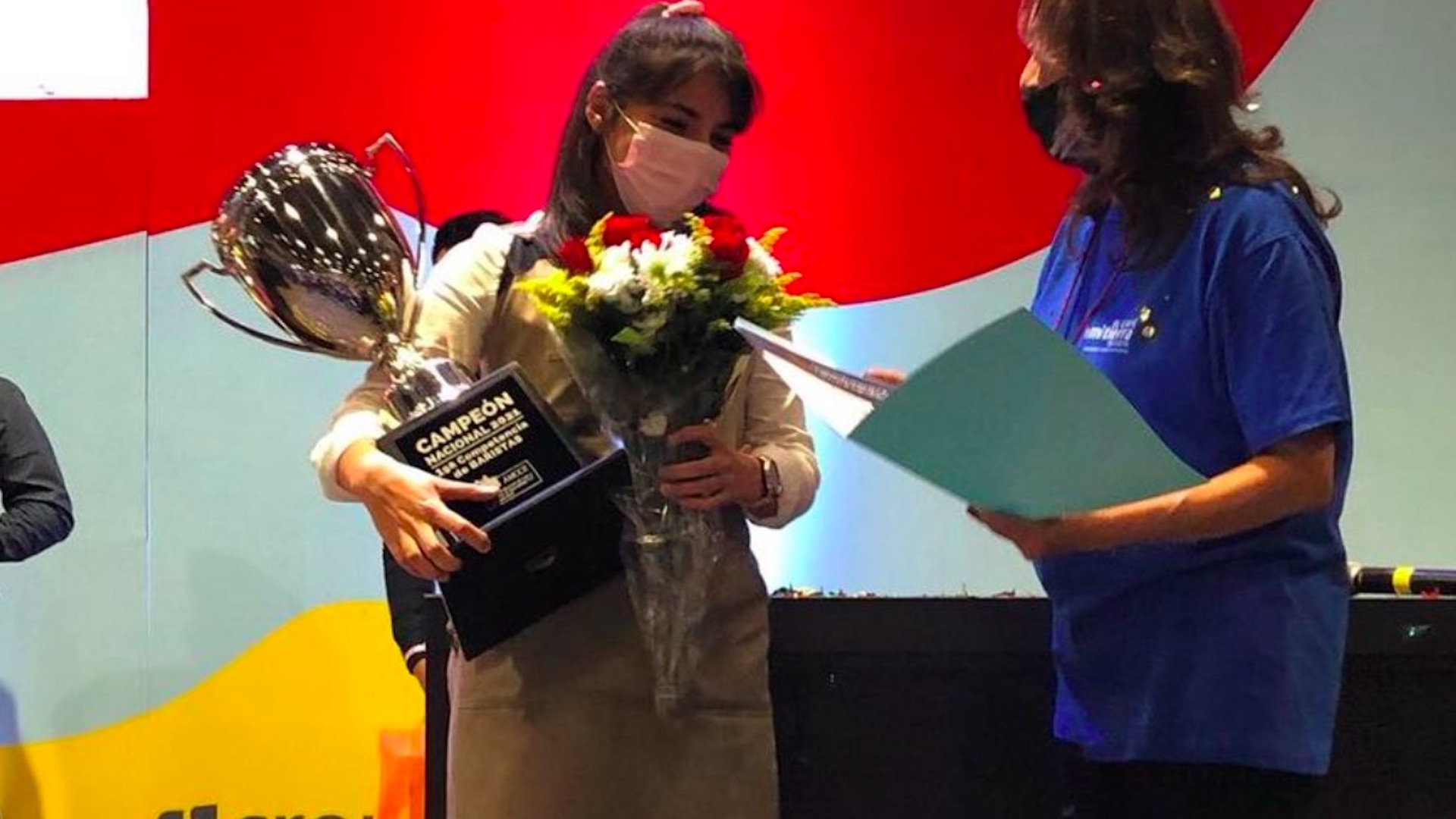 Barista tampiqueña se convierte en campeona nacional. Foto de Facebook Asociación mexicana de cafés y cafeterías de alta especialidad