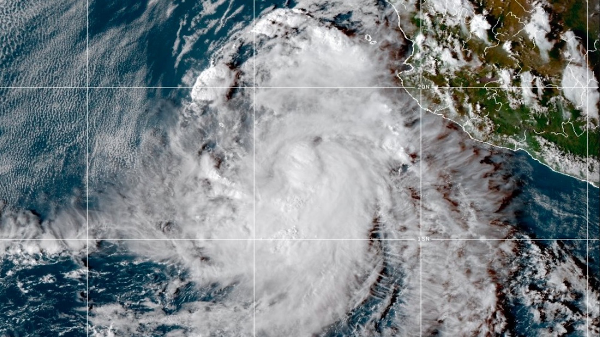 Huracán Pamela provocará lluvias intensas en el Pacífico. Foto de NHC
