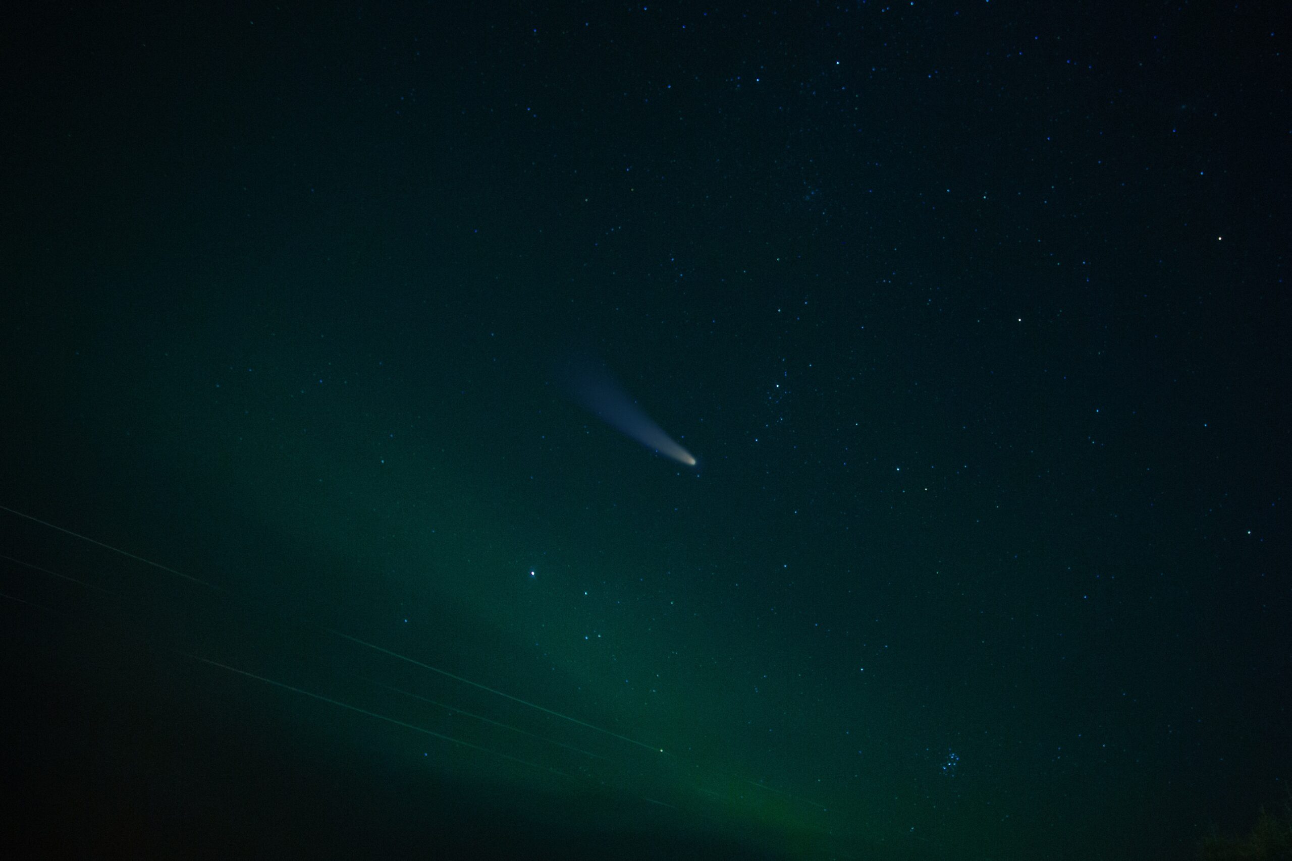 Cometa Leonard pasará cerca de la Tierra en diciembre. Foto de Chris Henry