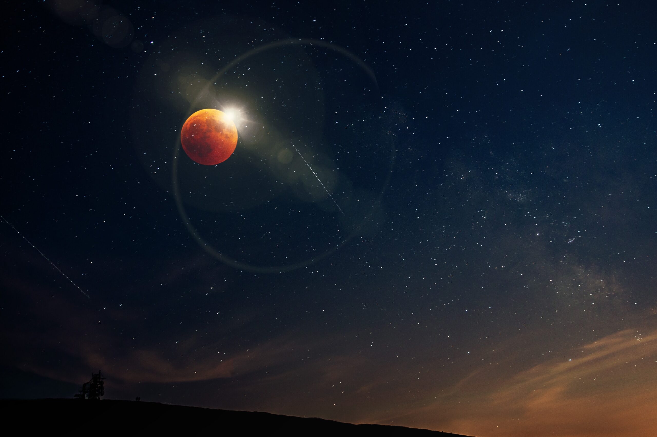 La Luna y Marte protagonizarán el último evento astronómico del año. Foto de Vincenzo Malagoli para Unsplash