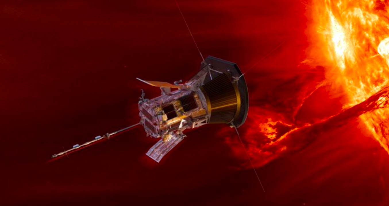Sonda de la NASA toca por primera vez el Sol. Foto de NASA