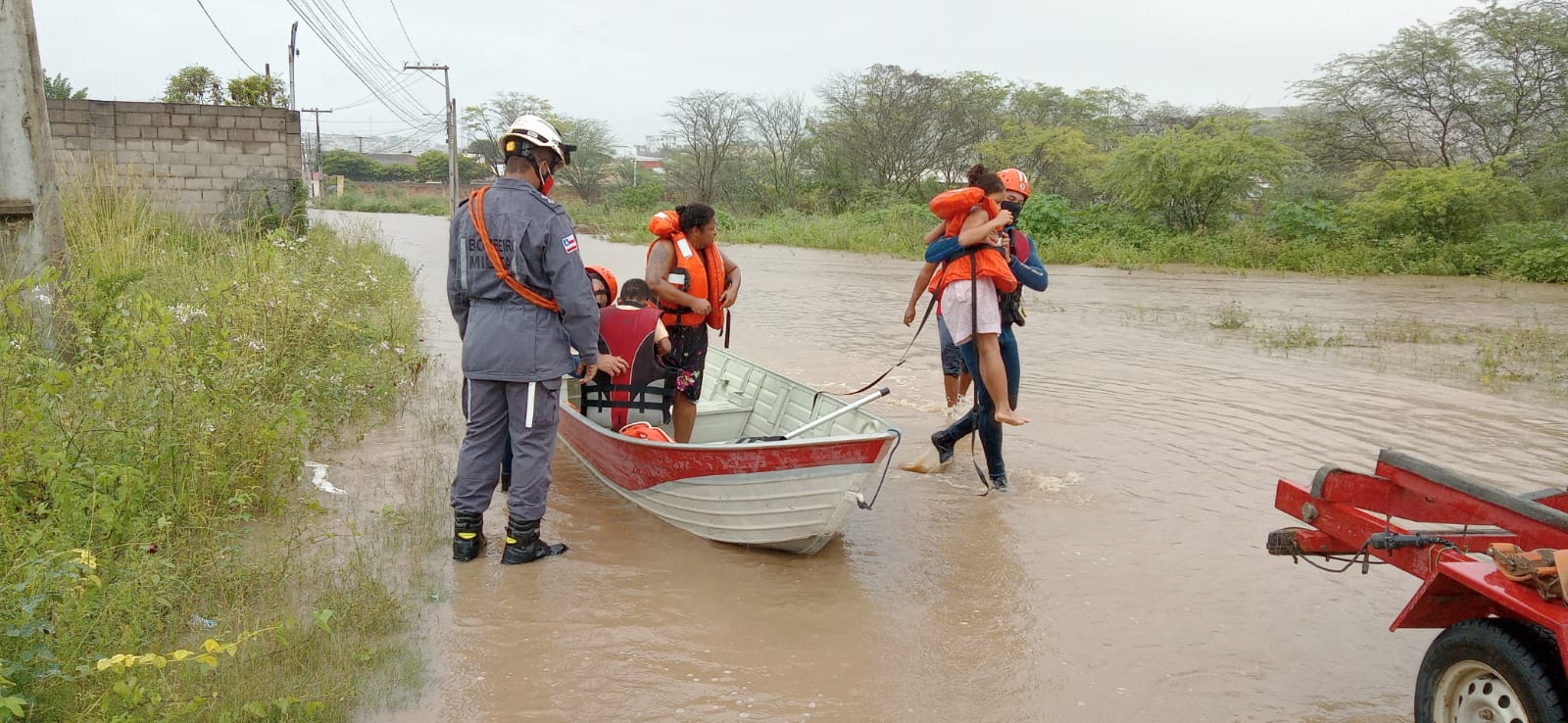 Lluvias en Brasil dejan al menos 24 muertos. Foto de Twitter Governo du Bahia