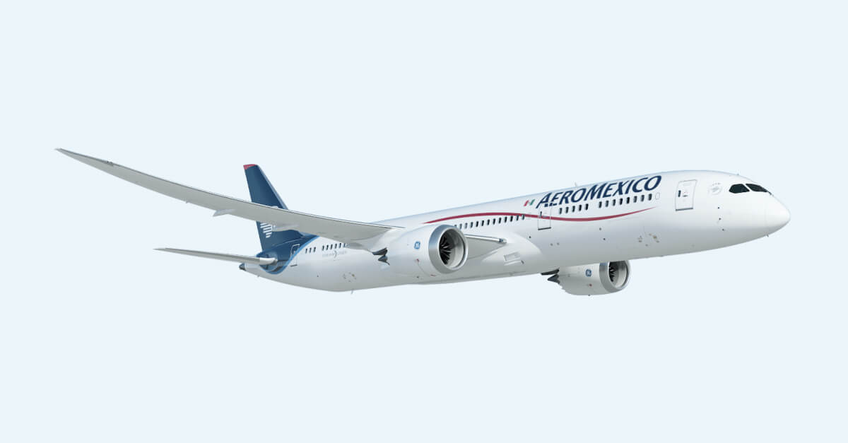 Aeroméxico canceló 260 vuelos por contagios de coronavirus. Foto de Aeroméxico