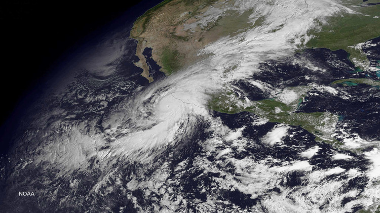 Cada vez habrá huracanes más intensos. Foto de NOAA