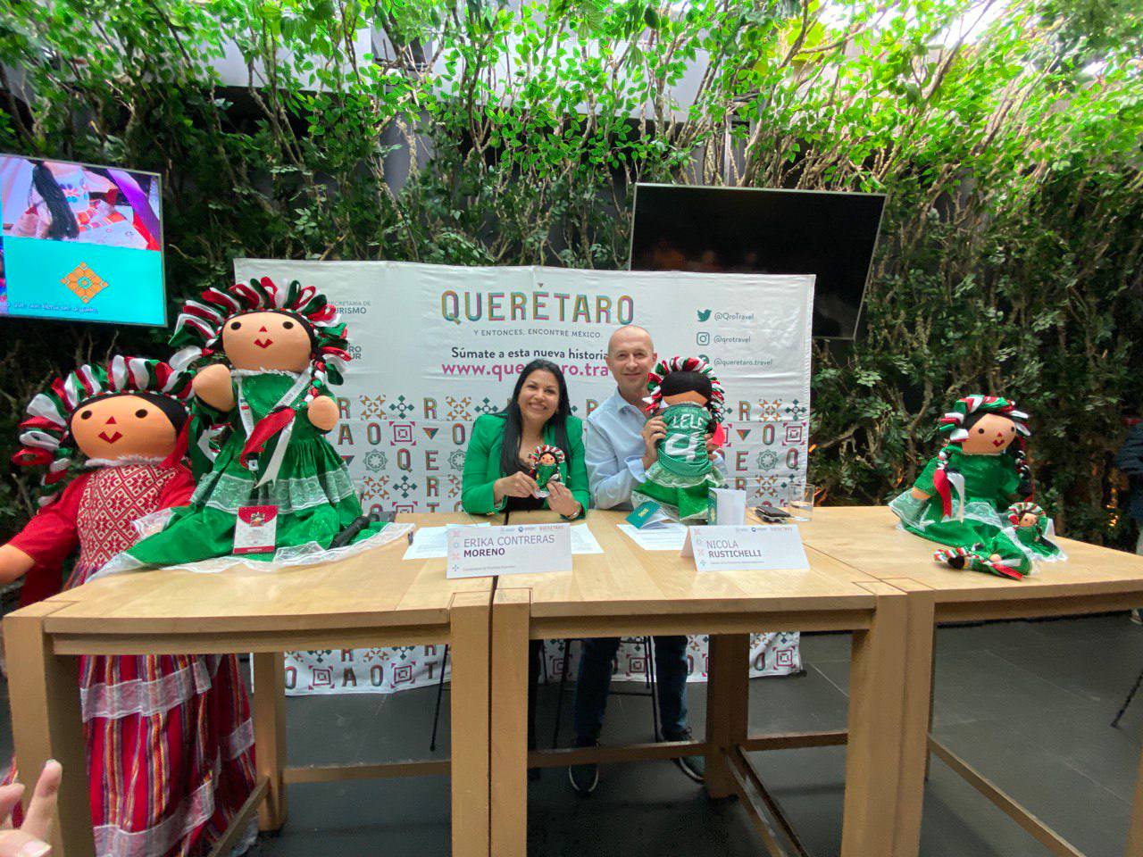 Lele, embajadora de Querétaro en Qatar. Foto de Webcams de México