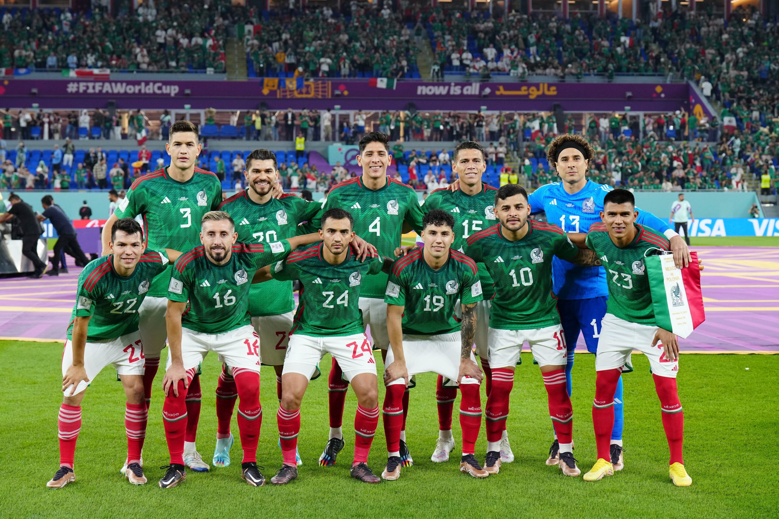 Investigan a México por cantos en partido contra Polonia. Foto de Twitter FMF