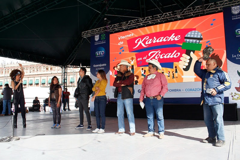 Preparan eliminatoria de concurso de karaoke en la Ciudad de México. Foto de Secretaría de Cultura CDMX