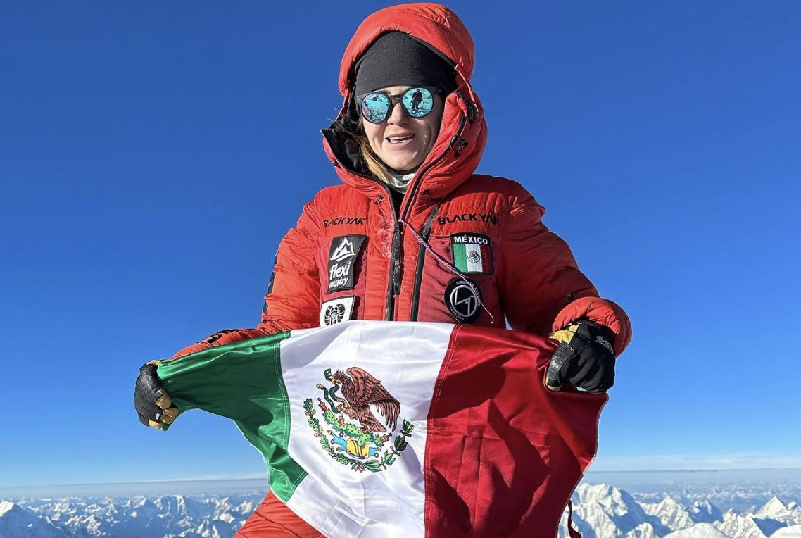 Viridiana Álvarez, la primera americana en alcanzar las 14 cumbres más altas