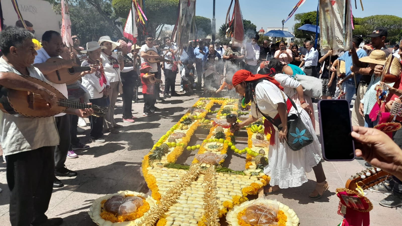 Realizan la Fiesta de los Concheros en Querétaro. Foto de Secretaría de Cultura de Querétaro