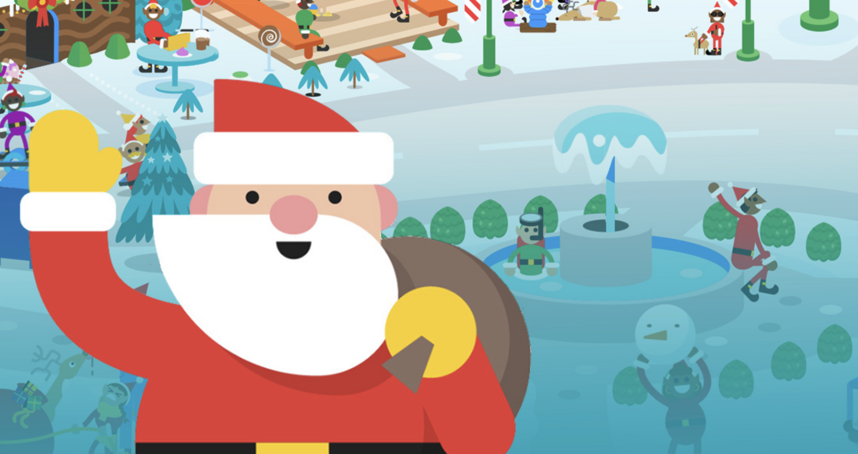 Cómo seguir a Santa Claus en Google. Foto tomada de Google