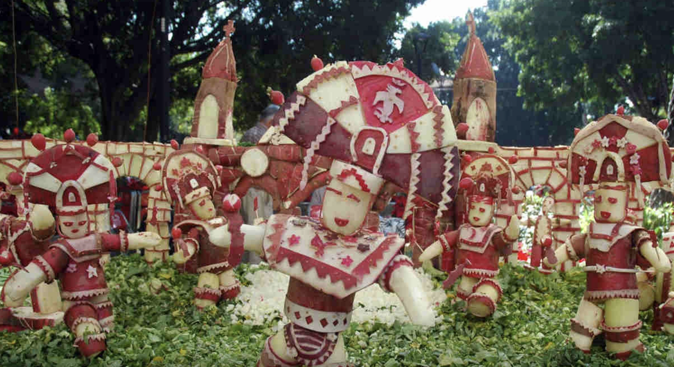 La Noche de los Rábanos de Oaxaca. Foto de Museo del Telégrafo