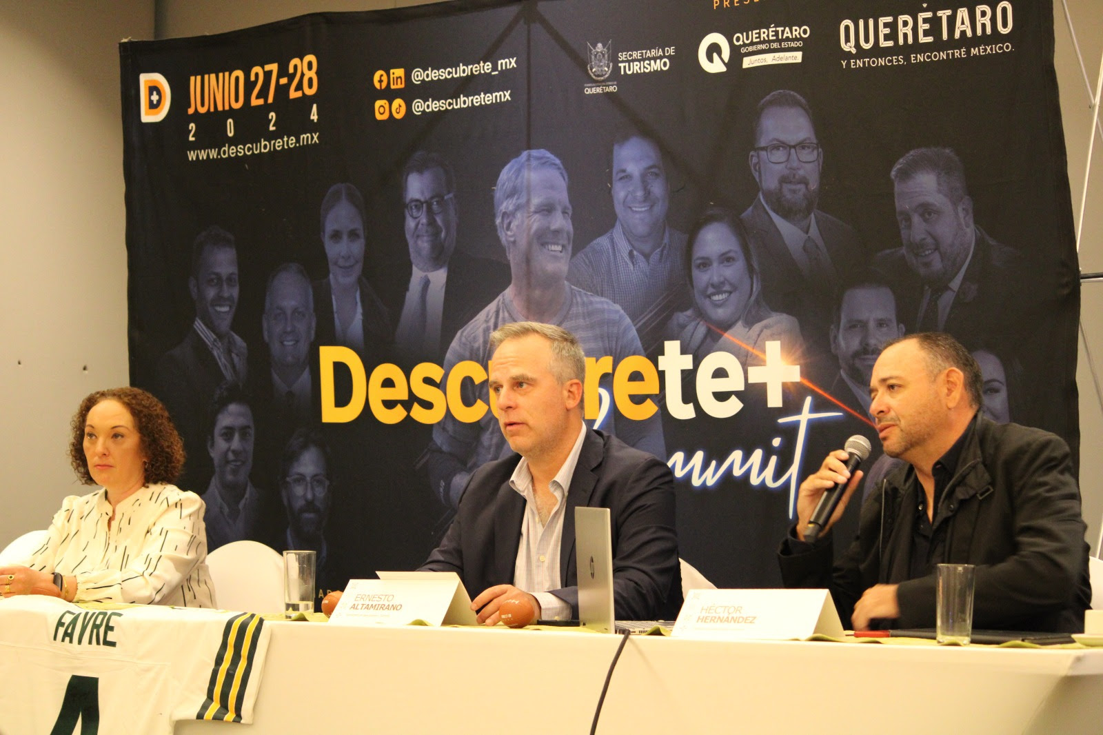 Brett Favre, leyenda de la NFL, visitará Querétaro. Foto de Secretaría de Turismo de Querétaro