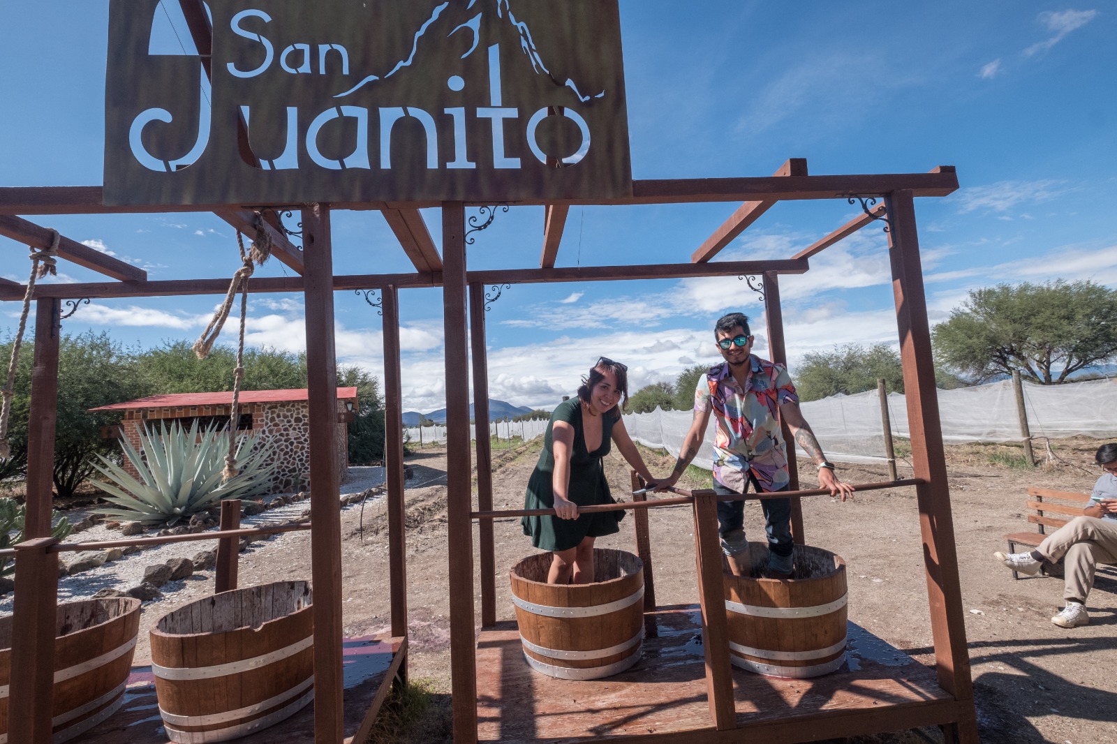 Gran éxito en la vendimia de San Juanito Vitivinícola. Foto de San Juanito